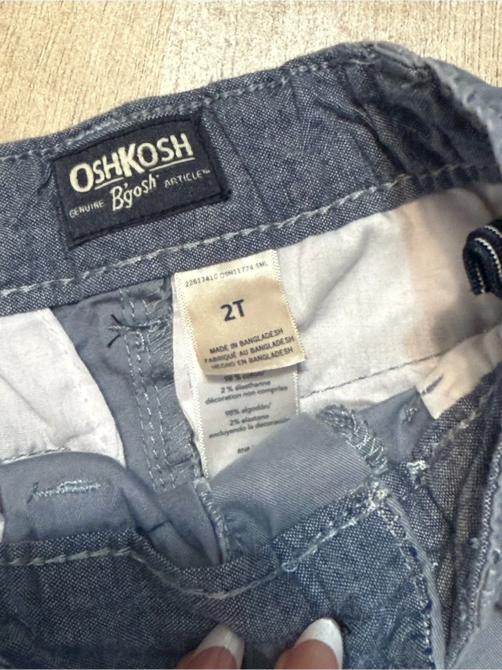 OshKosh B'gosh Light Blue Toddler Pants